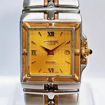 레이몬드 윌 파르시팔 손목시계 제네바 데이트 스퀘어 9390