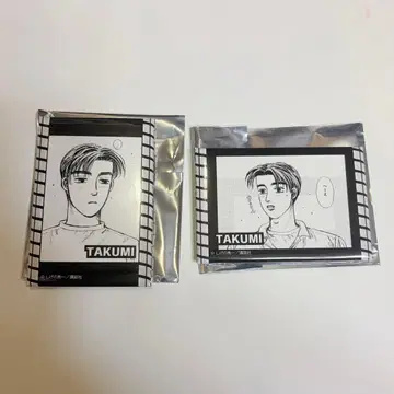 머리글자D initialD 후지와라 타쿠미 칸다묘진 캔뱃지