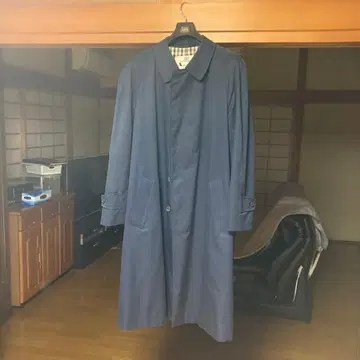 Aquascutum 스텐카라 코트 네이비