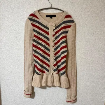 [ 중고 ] MARC BY MARC JACOBS 울 니트 프릴 페플럼