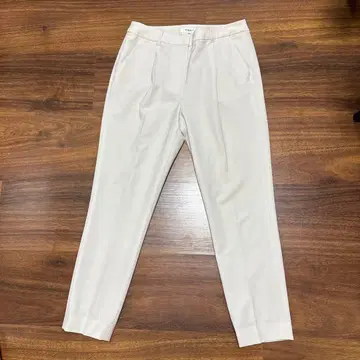 NATURAL BEAUTY BASIC 화이트 와이드 팬츠 S