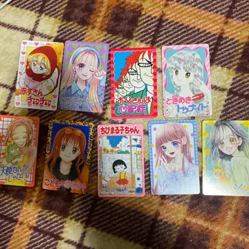 리본 70주년 기념 페어 역대 캐릭터 카드 특전만 전 9종