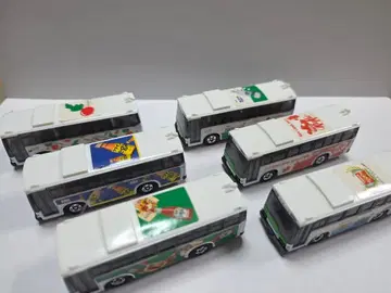 식품 광고 디자인 미니 버스 6대 세트