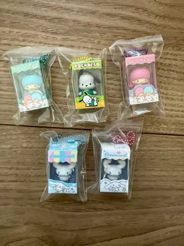 산리오 초코 박스 마스코트 5종 세트