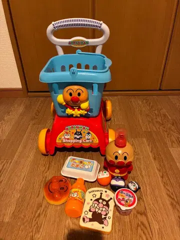 호빵맨 쇼핑 카트 완구 세트