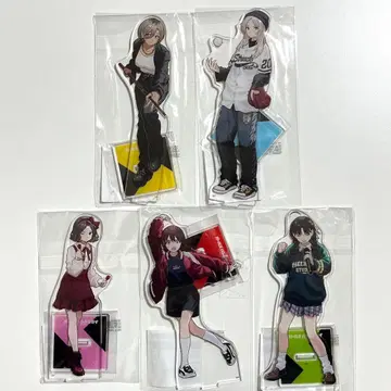 걸즈밴드클라이 라운드원 아크릴 스탠드 5종