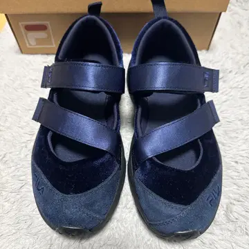 FILA 멜리제인 통굽 신발 네이비