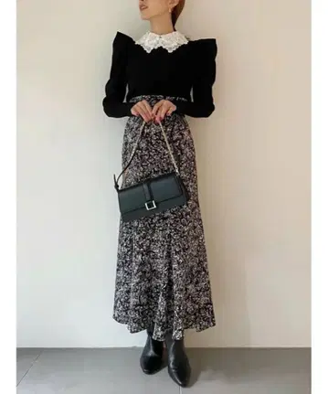 새상품 스나이델 패널 바리에 머메이드 스커트 0 프레이 아이디