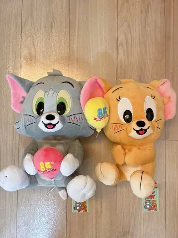 톰과 제리 벌룬 BIG 봉제 인형 85주년 기념 2체 세트