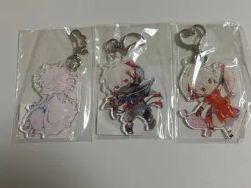 마후마후 중국 아크릴 키링 3개 세트
