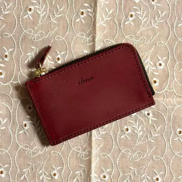 ibona [ L-zip 미니 지갑 ] 플럼