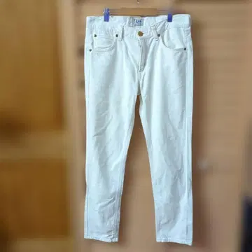 Lee nano universe 화이트 스트레이트 데님 M!