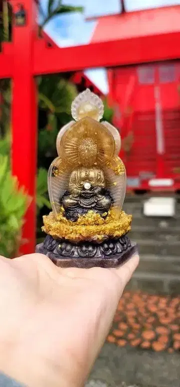 대순례 소원과 금전운의 삼면관음 금 오르가나이트