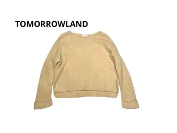 투모로우랜드 스웨터 베이지 크루넥 니트 긴팔