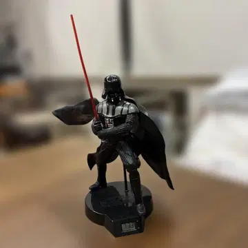 다스 베이더 라이트세이버 포함 디지털 시계 피규어