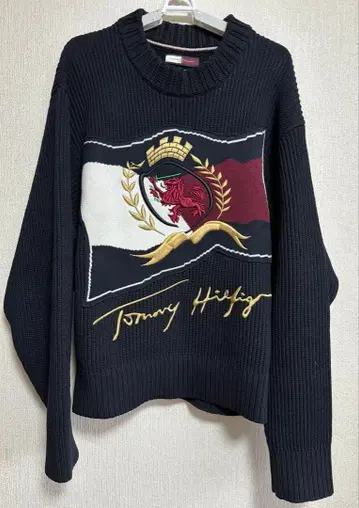 [ 레어 ] HILFIGER COLLECTION 네이비 스웨터