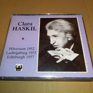 클라라 하스킬: 3개의 리사이틀 라이브 녹음 Tahra반 3CD