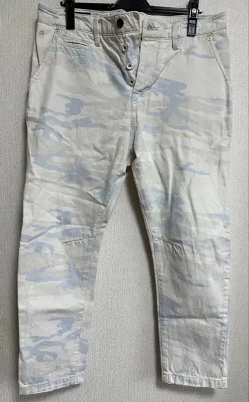 스코치앤소다 데님 화이트 카모플라쥬 청바지