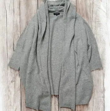 맥피 롱 가디건 캐시미어 코디 가디건 돌먼 후드 부착