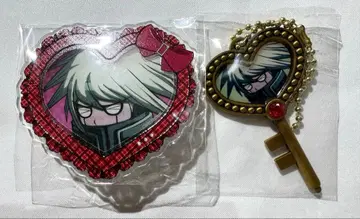 단간론파 키보 사랑의 열쇠 하트형 아크릴 배지