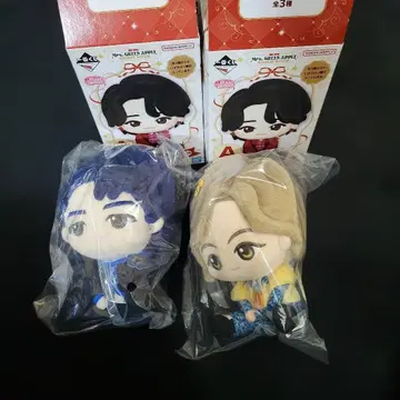 애니메이션 스타일 봉제 인형 2체 세트