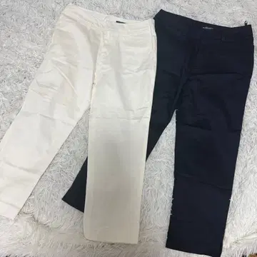 화이트 & 블랙 2WAY 스트레치 팬츠