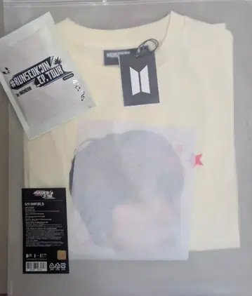 진 RUNSEOKJIN EP.TOUR BTS 얼굴 T셔츠 [공식] S