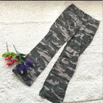 [카모플라쥬] [올 패턴] [XL] 스트레이트 팬츠