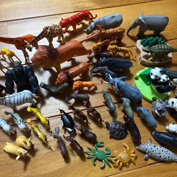 동물 피규어 세트 약 50개