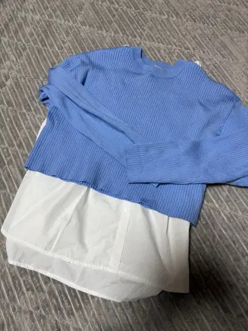 OPAQUE.CLIP 사이즈 M 리브 니트