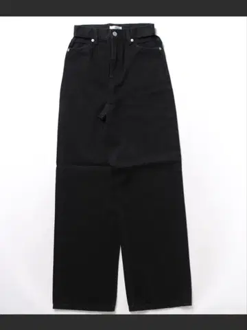 [ 새상품급/세일 ] EVRIS 오픈 허리 와이드 데님 팬츠