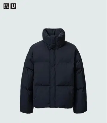 볼륨 다운 자켓 블랙