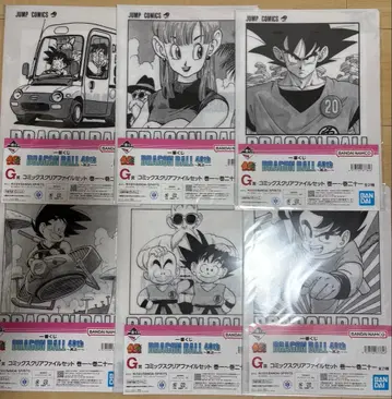 드래곤볼 제일복권 클리어 파일 6종 40주년