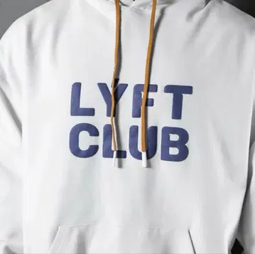 LYFT CLUB 화이트 후드티