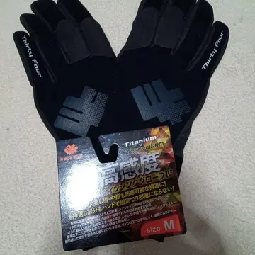 Thirty Four Titanium Tacty Warm 장갑 블랙