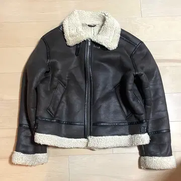 ZARA 인조 가죽 무스탕 자켓