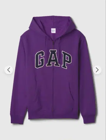 GAP 지퍼 후드티 XL 퍼플