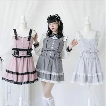 유메텐보 뷔스티에 셋업 블랙