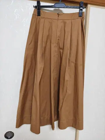 브라운 플레어 롱 스커트 택 포함 새상품