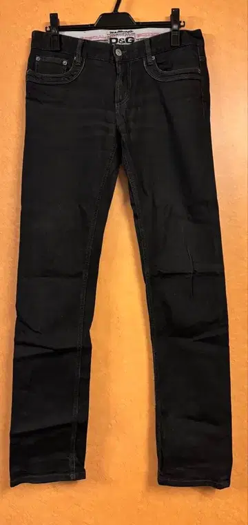 D&G 블랙 데님 슬림핏