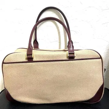 [ 보스턴 백 ] 캔버스 x 헤링본