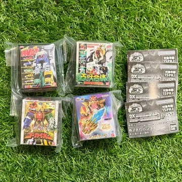 슈퍼전대 히어로 DX 로봇 미니어처 & 패키지 컬렉션 01 4종