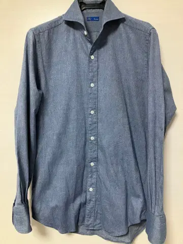 RING JACKET 데님풍 긴팔 셔츠 M