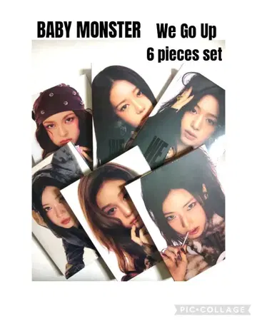 [ 새상품 ] BABY MONSTER We Go Up 6장 세트