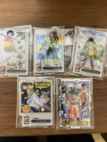 드래곤볼 제일복권 아크릴 5장 세트