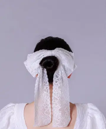 TEEENU N-1 리본 머리핀 웨딩