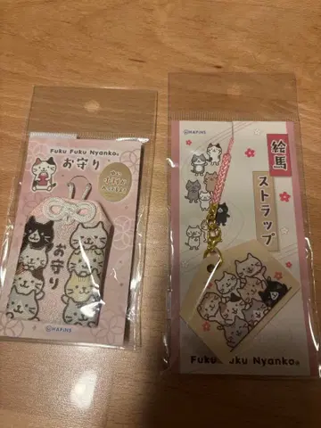 복복이 냥코 부적 에마 키링