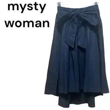 [ 미스티우먼 ] 허리 리본 부착 스커트 ( F)피쉬테일 플레어 고급
