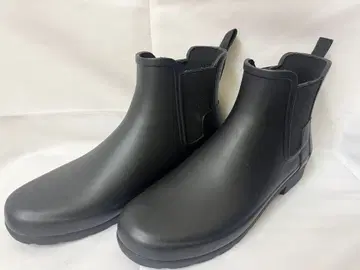 HUNTER 숏부츠 레인슈즈 사이드고어 25.0 UK6