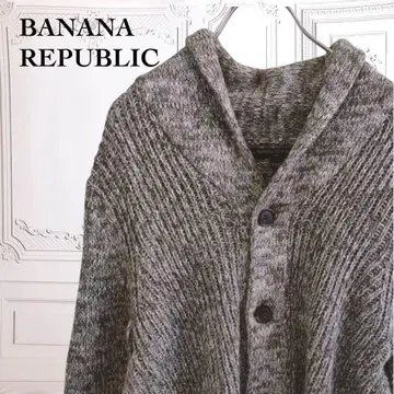 [ 바나나리퍼블릭 ] 가디건 [ S ] 그레이 코튼 니트 긴팔 가을/겨울